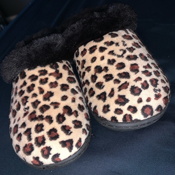 cheetah slippers